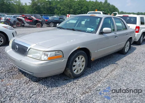 2004 Mercury Grand Marquis Ls from USA, damaged, VIN 2MEFM75W04X634791